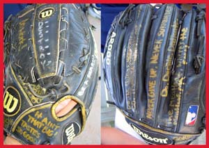 glove Katie Burkart mount compete battle personal message